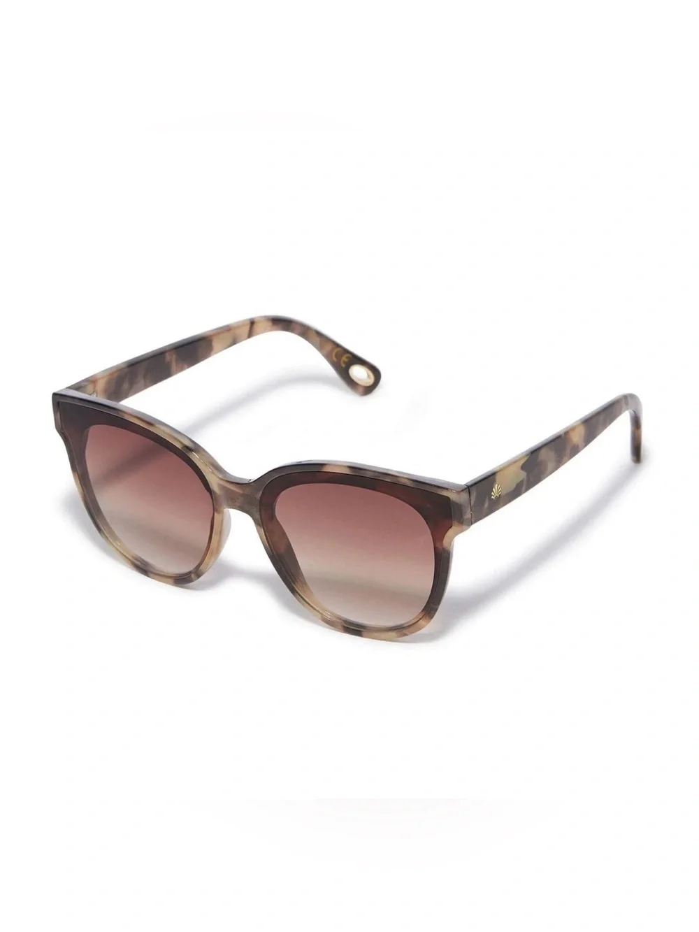 Lele Sadoughi Brooklyn Classic Tortoise Oversized Sunglasses w/ Dust Bag NWT